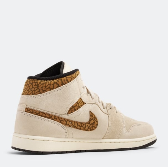 Air Jordan 1 Retro Mid SE Brown Elephant - Picture 3 of 6